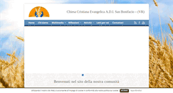 Desktop Screenshot of evangelicisanbonifacio.it